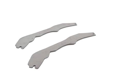 Set di piastre di rinforzo per braccio oscillante posteriore. Porsche 911 1971-83 - 90133105336, 91133105305, 91133105320, PCG33105320, 90133105436, 91133105405, 91133105420, PCG33105420 - COM11.1.108