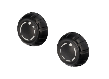 Rotary Knobs for PCM Radio Control. PORSCHE 987 BOXSTER / 987C CAYMAN / 997 - 99764220200A05, 99764220100A05, 99764220201A05, 99764220101A05