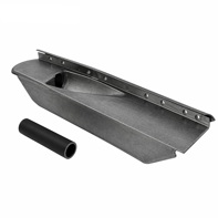 Placa de cubierta del marco del poste del parabrisas. Porsche 356A Speedster - 64450202540, 64450202640 - PP160UL, P160UL, PP160UR, P160UR