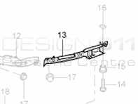 Front bumper outer bracket. Porsche 996 - 99650553503, 99650553603 Front bumper outer bracket. Porsche 996 - 99650553503, 99650553603