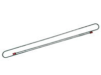 Linea freno, 2210 mm. Porsche 356 con guida a destra - PCG35260401, 69535260401, 10406253596 Linea freno, 2210 mm. Porsche 356 con guida a destra - PCG35260401, 69535260401, 10406253596