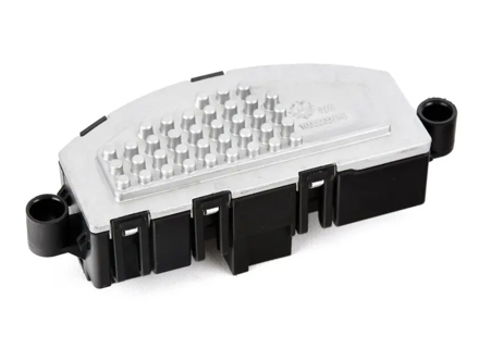 Air conditioning blower motor resistor. Porsche 95B Macan - 8T0820521E, 8T0820521, PAB820521 - IC 8T0-820-521E