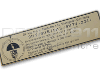 贴纸发动机正时。保时捷 911 T / E / S - 91100651100