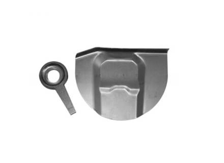 Shock Absorber Bracket, Rear. Porsche 356A (1955-57) - 64450115500, 64450117105 - PP154DL, PP154DR