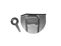 Stoßdämpferhalterung, hinten. Porsche 356A (1955-57) - 64450115500, 64450117105 - PP154DL, PP154DR