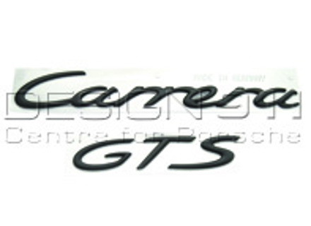 „CARRERA GTS“ Heck-Emblem, SCHWARZ. Porsche 997 MK II - 99755903705