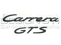 'CARRERA GTS' Rear Badge, BLACK. Porsche 997 MKII - 99755903705 'CARRERA GTS' Rear Badge, BLACK. Porsche 997 MKII - 99755903705