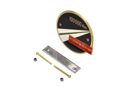 Plakette 100.000 km. Porsche 356 / 911 / 914 - PCG100000