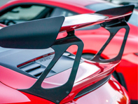 Billet aluminium rear wing risers Porsche 991 GT3 RS - 99151268190, 99151268290, 99151268191, 99151268291, 99151268171, 99151268271