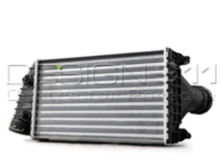 Radiator intercooler, Left. Porsche 997 Gen1 Turbo - 99711063900, 8ML376783571