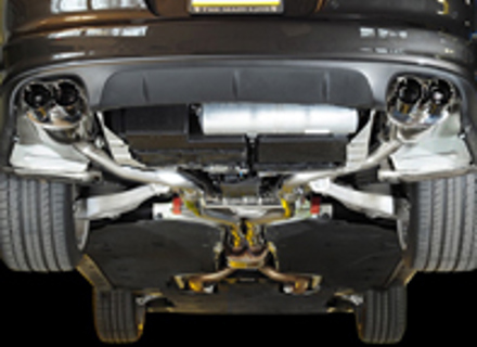 Ligne d'échappement AWE Touring edition avec embouts Silver pour Porsche 970 Panamera S/4S - 3010-42026, 3010