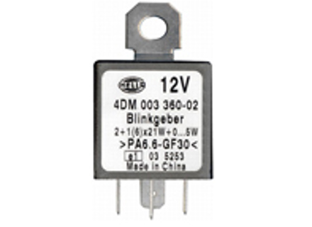 Flasher relay. Porsche 928 / 944 / 968 - 92861513100, 4DM003360021, 4DM003360027, 4DB 001 887-041, 4DB001887041 - V15-71-0023