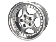 Jante alliage 18" KT2 Split Rim Look 9.5J ET52 - Finition argent Porsche PCD5/130 - KT2S018, KT2S01808552, KT2S01809552