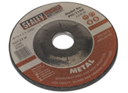 Sealey Slijpschijf Ø115 x 6mm 22mm Boring