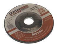 Disco abrasivo Sealey Ø115 x 6 mm 22 mm Diámetro interior