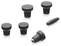 Dashboard button set in black. Porsche 356A - PCG35655200700 Dashboard button set in black. Porsche 356A - PCG35655200700