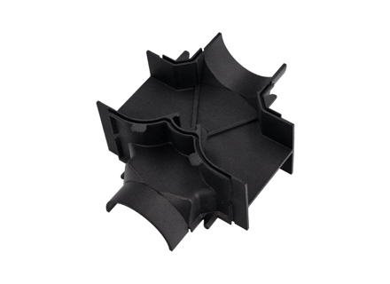 Heizluft-Steuerkastenhälfte. Porsche 911 - 91157104907, 91157105007, 90157104932, 90157105032, 91157104901, 91157104903, 91157104905, 91157105001, 91157105003, 91157105005, 91157105006 - 901 571 050 32 CENTRE