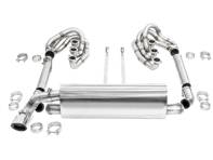 Sistema di scarico sportivo CARGRAPHIC GT per carrozzeria posteriore, con set collettore ID42 GT, senza riscaldamento, terminale di scarico sinistro - 96411104504, 96411104605, 96411104502, 96421103905, 96421103932, 96421104004