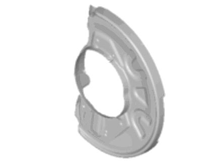 Brake disc cover plate, Front. Porsche Taycan >>02/2020 - 9J615311H, 9J615312H