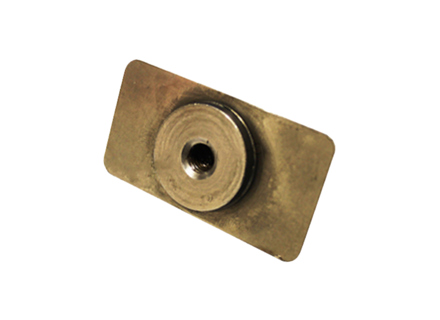 Gewindeeinsatzplatte Rücksitzscharnier. Porsche 356A - 64450116000 - PP183H, P183H