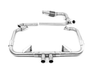 Milltek Full Sports Exhaust System With Cerakote Black GT-100 Trims. Porsche 718 Boxster GTS / Cayman GTS - 982251052E, 982251051D, 982251051K - SSXPO140