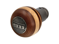 Versnellingspookknop van mahonie en esdoornhout. Porsche 964 / 993 / 996 / 997 - 99342407500/2, 99642407500, 96442407505, 96442407502, 99642407501, 99742407500, 99742407501