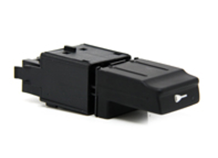 Interruttore serratura porta, nero opaco. Porsche 987 Boxster / 987C Cayman - 98761314301A05, 98761314301