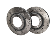 Dischi freno sportivi baffati (Coppia) Anteriori. Porsche 911 1984-89 3,2 litri anteriore - 285197C, 91135104123, 91135104122, 91135104123X - 275197C