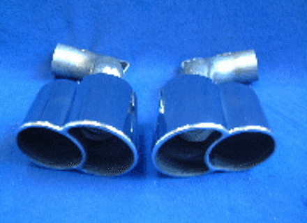 Ombouw uitlaatpijp voor Porsche 996 Turbo achterbumper - 99611135102, 99611135202, 99611110800, 3606409601, 99611135103, 99611135203