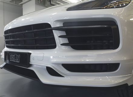 TechArt front bumper lower spoiler. Porsche 9YA Cayenne / S / E-Hybrid 2018-23