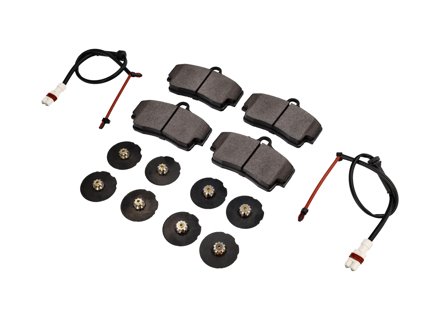 Kit pastiglie freno POSTERIORI, sensori, spessori Porsche Boxster 986 S 3.2L Brembo - 98635293911, 98661236501, 99635208600, 99635208602