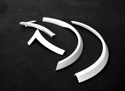 Front fender flares Porsche 997.2 Carrera / Carrera 4 /  997.2 GT3 - TK 351, TK351