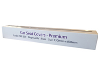 Disposable white seat covers - Roll of 100 - PAP200 Disposable white seat covers - Roll of 100 - PAP200