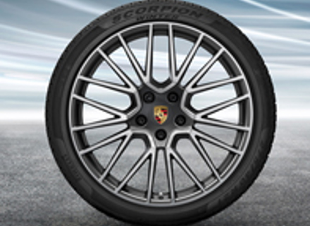 Cerchi in lega da 21' Cayenne RS Spyder e pneumatici estivi Porsche originale - 9Y0044660H, 9Y0044661H