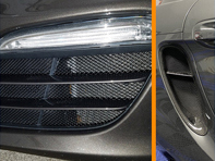 Complete Front bumper and side vent wire mesh kit Porsche 981 Boxster Complete Front bumper and side vent wire mesh kit Porsche 981 Boxster