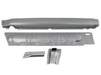 Door Sill Inner & Outer Panels with Jack Panels Kit. Porsche 911 1974-89 - 91150112403, 91150112303, 591077, 591078, 1682500270, 1682500280 Door Sill Inner & Outer Panels with Jack Panels Kit. Porsche 911 1974-89 - 91150112403, 91150112303, 591077, 591078, 1682500270, 1682500280