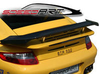 Spoiler posteriore superiore in carbonio SpeedArt BTR-XL. Porsche 997Turbo