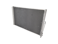 Radiatore aria condizionata (aria condizionata) condensatore. Porsche 958 Cayenne 4.8L Turbo - 95857311103, 95857311101
