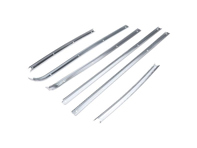 Window seal channel kit. Porsche 914 1970-1976 - 91453182710, 91453182810, 90014400900, 91453186510, 91453186610, 91453182311, 91453182411, N0139532 - URO-016121, 914 531 800 KIT