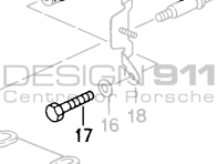 Gearbox Bracket Support Hexagon-Head Bolt. Porsche 993 C2 TIPTRONIC - 90007503209 Gearbox Bracket Support Hexagon-Head Bolt. Porsche 993 C2 TIPTRONIC - 90007503209