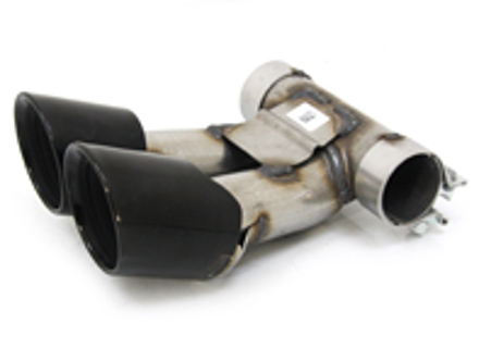 Terminale di scarico, nero. Porsche 981 Cayman / 981 Boxster - 98111136162, 98111136161, 98111136160