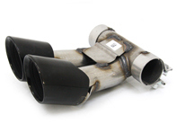 Exhaust tail pipe, Black. Porsche 981 Cayman / 981 Boxster - 98111136162, 98111136161, 98111136160 Exhaust tail pipe, Black. Porsche 981 Cayman / 981 Boxster - 98111136162, 98111136161, 98111136160