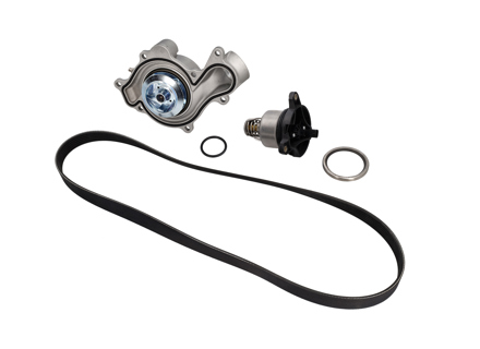 Kit di inserimento pompa acqua, cinghia e termostato Porsche 9YA Cayenne / 971 Panamera / 95B.2 / 95B.3 Macan V6 - 9A712101304, 9A712168800, 9A110655900, 0PB121688, 9A790313710, 9A712101303