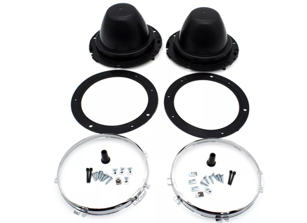 Supporti per fanali anteriori, coppia. Porsche 911 / 964 - FRONTPODMOUNT