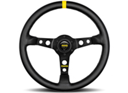 Momo mod.07 steering wheel - black leather - M11111811312L, M11111811312R