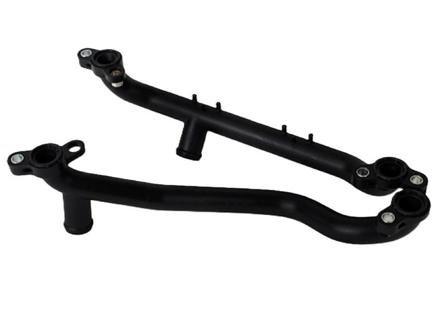 Coolant Pipe For Engine Compressor. Porsche 958 Cayenne / 970 Panamera 3.0L Hybrid 2010-17 - 95810658312, 95810658310, 95810658311