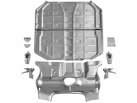 Kit completo Aera de piso y pedales. Porsche 911 08/1967-07/1989 - 91150280000, 90150135901GRV/1, 90150136001GRV/1, 91150195002/1, 90150195200/1, 91150105299, 91150105198, 90150106323/1, 90150195100/1, 90150106323, 90150135901GRV, 90150136001GRV, 91150195002, 90150195100, 90150195200