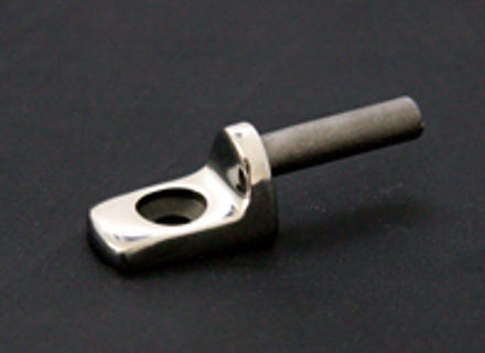 Sun visor pivot, 1-hole, Chrome. Porsche 356B-T6 / 356C - 64473133141