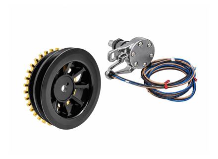 Kit capteur de référence/synchronisation d'allumage, poulie 127/133 mm avec climatisation. Porsche 911 Carrera 3.2 1984-89 - 93060250052, 93010202403 - AMS9050053, AMS9050326
