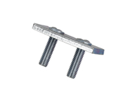 Plaque de retenue du silencieux arrière d'échappement. Porsche 986 Boxster - 99611331101 - 1625001400